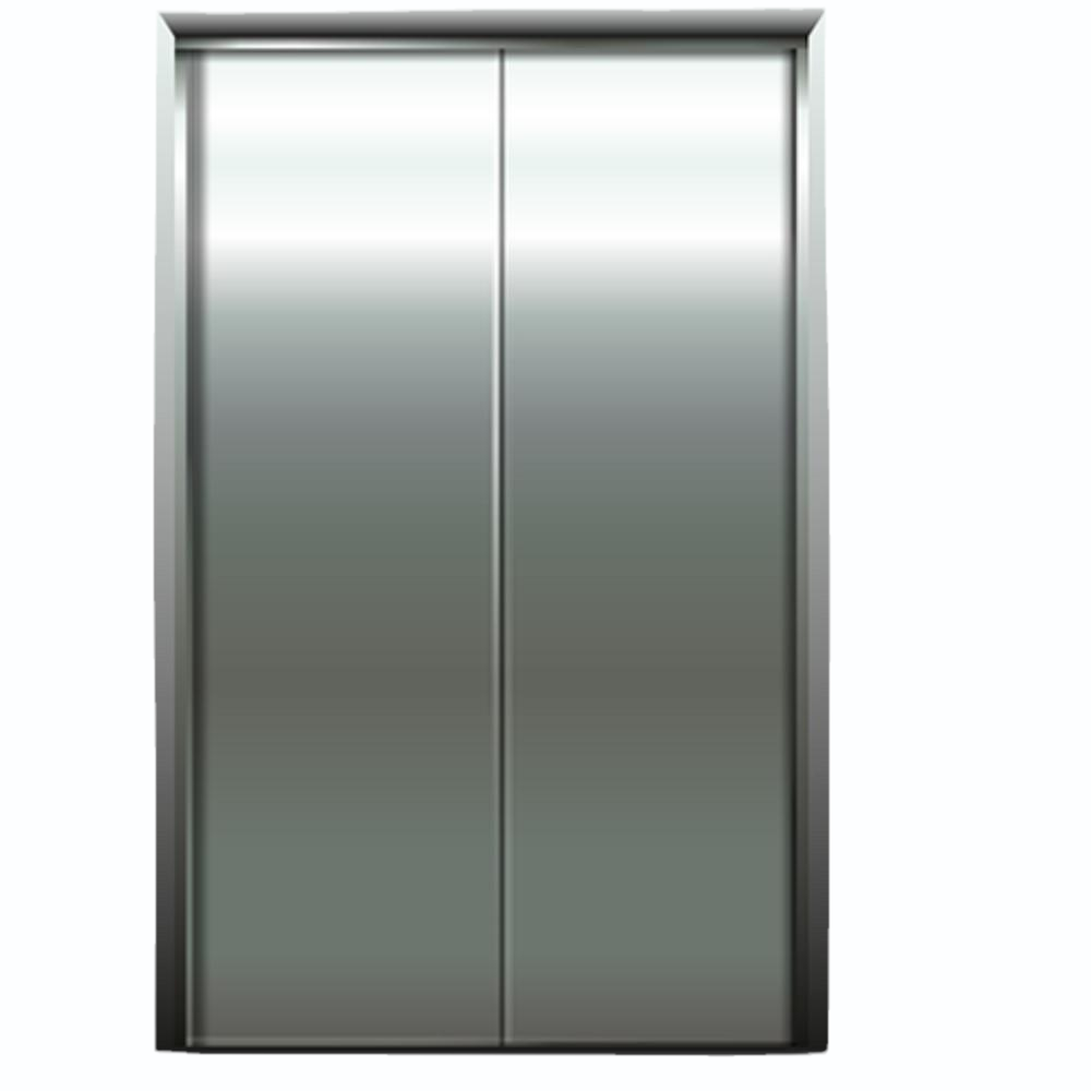 SS Plain Automatic Center Opening Door